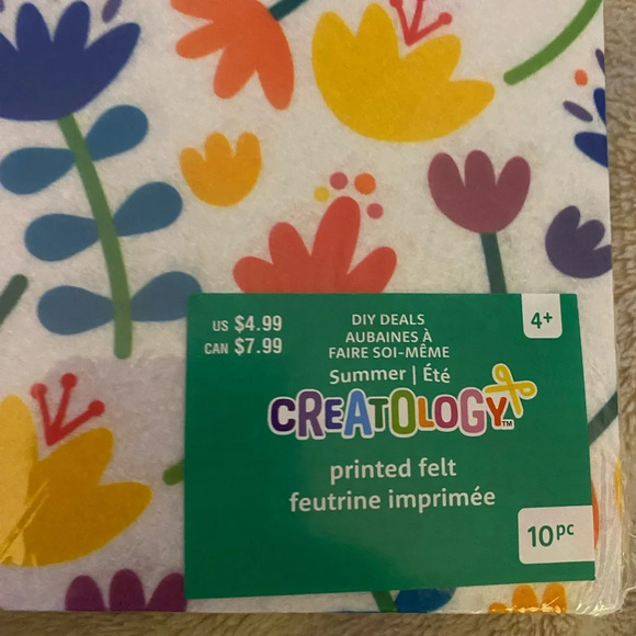 2 pkgs of Creatology printed felt - Picture 2 of 2